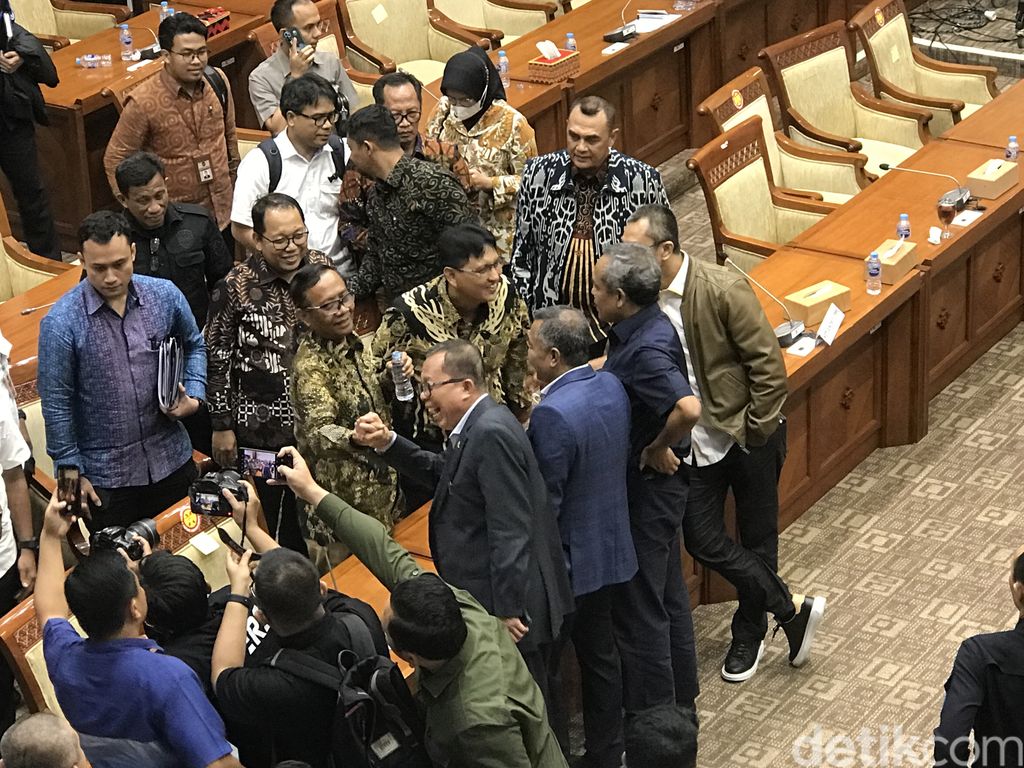 Rapat Komisi III DPR dan Mahfud Md selesai (Firda Cynthia Anggrainy Al Djokya/detikcom)