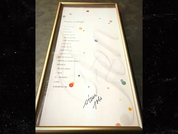 Tanda tangan Steve Jobs