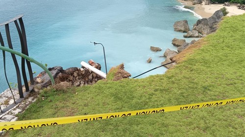 Satu dari empat vila yang tebingnya longsor di Balangan dimiliki oleh Irwan Musri, suami penyanyi Maia Estianty.