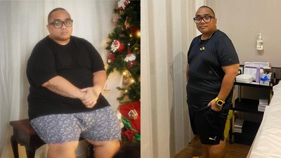 Potret Saykoji Sukses Hilangkan 34 Cm Lingkar Perut, Dietnya Tak Sembarangan!