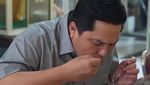 Enak Terus! Keseruan Ketum PSSI Eric Thohir Cicipi Kuliner Nusantara