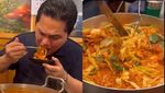 Enak Terus! Keseruan Ketum PSSI Eric Thohir Cicipi Kuliner Nusantara