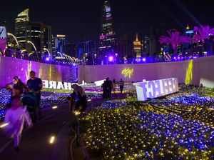 Festival Lampu Semarakkan Ramadan di Qatar