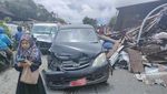 Kecelakaan Beruntun di Jalur Padang-Bukittinggi