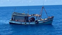 Kena Deh! Penampakan Kapal Vietnam yang Ditangkap KKP di Natuna