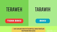 Ibadah sunah yang selalu dikerjakan setiap Ramadan adalah salat tarawih, bukan teraweh. (Foto: Fria Sumitro/detikSumut)