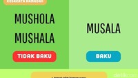 Penulisan baku dari mushola adalah musala, tempat salat yang lebih kecil dari masjid. (Foto: Fria Sumitro/detikSumut)