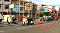 Pemotor Potong Konvoi RI-1 saat Presiden Tidak di Dalam Mobil