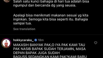 Balasan Hokky Caraka di postingan Ganjar Pranowo. Foto: Twitter