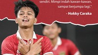 Pesan dari Hokky Caraka. Berjuang untuk kemerdekaan negara orang lain (Palestina) tapi kalian semua merusak impian anak-anak bangsa sendiri. Mimpi indah kawan-kawan sampai berjumpa lagi. Foto: Twitter