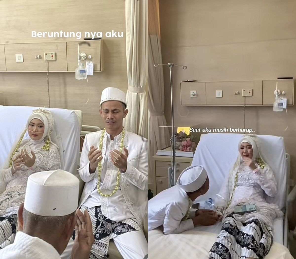 Bikin Haru, Ini Kisah Pria Penuhi Permintaan Terakhir Istri Menikah di RS