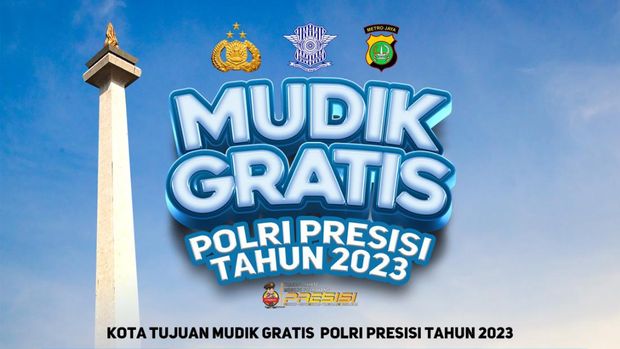 Mudik Gratis Polri Presisi 2023