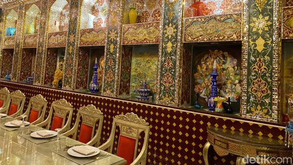 Megahnya Parisa Restoran di Qatar yang Dipenuhi Mosaik Artistik