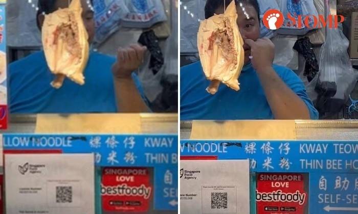 Jijik! Penjual Makanan Ini Asyik Ngupil Saat Siapkan Makanan Pelanggan