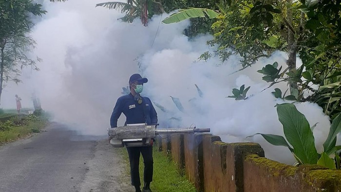 Petugas lakukan fogging di Kabupaten Blitar