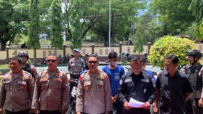 Polisi umumkan penangkapan 3 pelaku kompoltan pencurian motor di Kota Palu, Sulawesi Tengah.