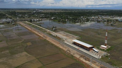 Potret Stasiun Rammang-Rammang di Jalur KA Makassar-Parepare