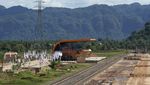 Potret Stasiun Rammang-Rammang di Jalur KA Makassar-Parepare