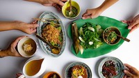 Walaupun racikan makanan khas Thailand menjadi bintang utamanya tetapi gaya penyajiannya unik. Nusara di Bangkok, Thailand membawa masakan tradisional tampil modern. Foto: Istimewa