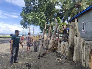 20 Rumah di Mamuju Terancam Diterjang Abrasi gegara Tanggul Rusak