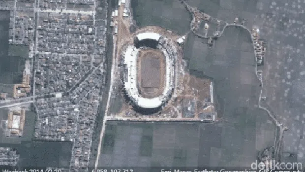 Timelapse Stadion GBLA 2014-2023