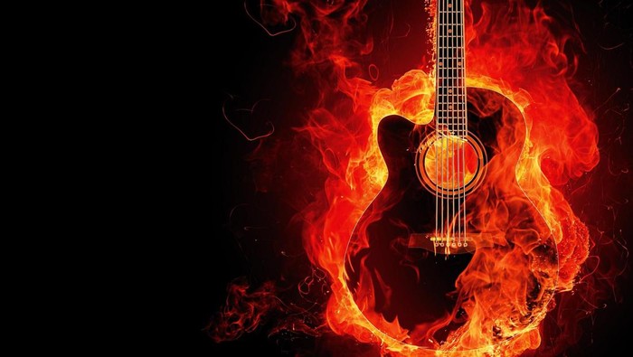 Chord Gitar dan Lirik Lagu Ilustrasi chord gitar dan lirik lagu.