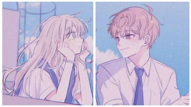 Ide PP Anime Couple Terpisah Aesthetic, Romantis dan Gemoy!