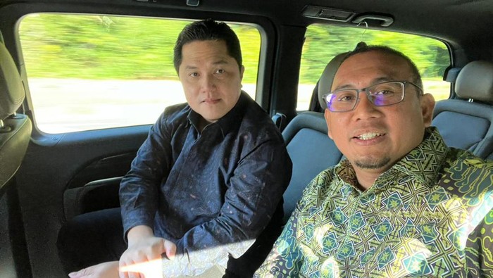 Erick Thohir dan Andre Rosiade/Dok Istimewa