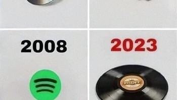Evolusi kaset musik, tahun 2023 balik lagi ke jaman dulu. Foto: Boredpanda