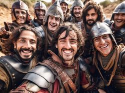 Seru! AI Bikin Foto Selfie Samurai Hingga Manusia Purba