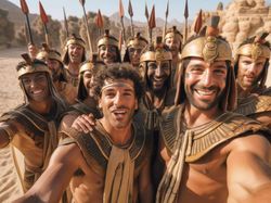 Seru! AI Bikin Foto Selfie Samurai Hingga Manusia Purba