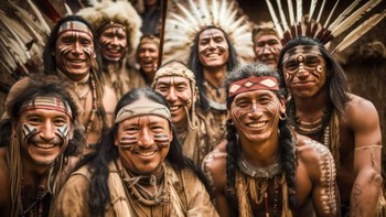 Prajurit asli Amerika. Foto: Reddit/_M0US316_