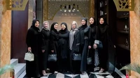 8 Foto Bukber Geng Mamayu, Dinda Hauw Bawa Anak Ke-2 yang Belum Genap Sebulan