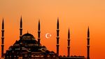 Indahnya Masjid di Turki Saat Terbalut Senja