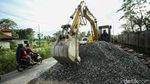 Jalan Rusak di Akses Tol Gabus Diperbaiki