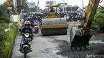 Jalan Rusak di Akses Tol Gabus Diperbaiki
