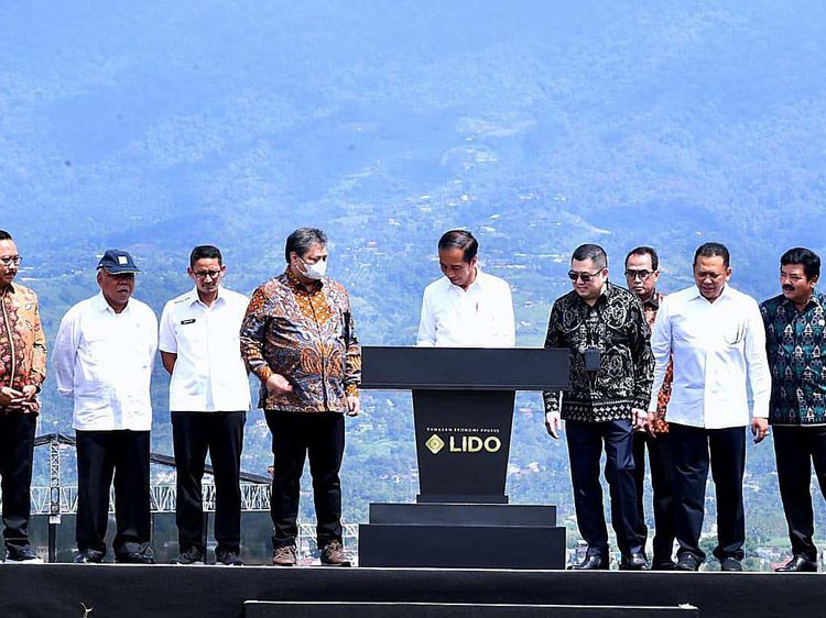 Jokowi Resmikan KEK Lido