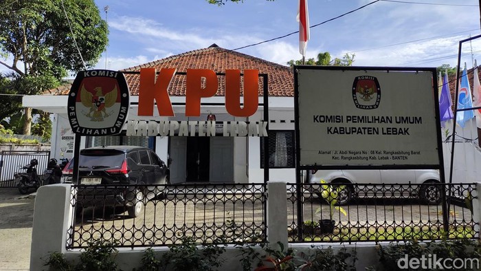 Kantor KPU Lebak di Rangkasbitung. (Foto: Fathul Rizkoh/detikcom)