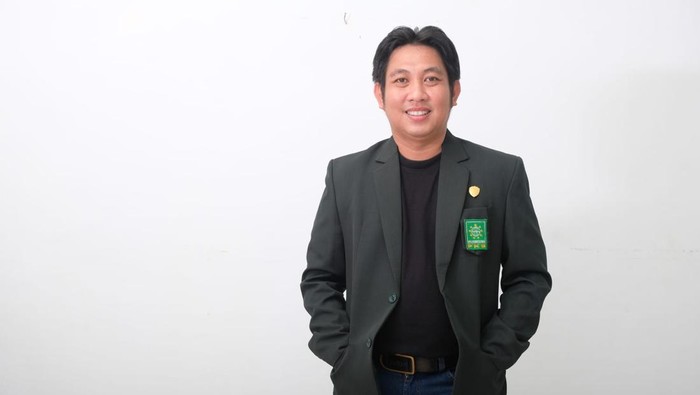 Ketua Lembaga Pemenangan Pemilu DPC PKB Barru AFK Majid.