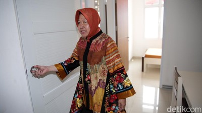 Momen Mensos Risma Resmikan Rusun Mulya Jaya Khusus PPKS