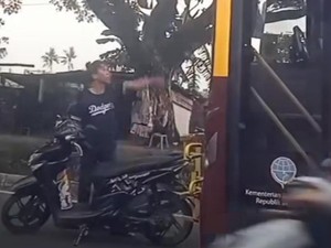 Armada Teman Bus Diadang Pemotor di Gowa, Operator Investigasi