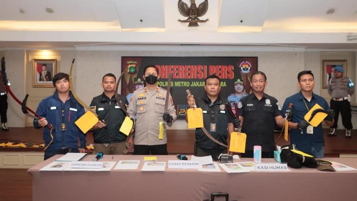 Polsek Cilincing menangkap 3 remaja pelaku tawuran yang lukai pelajar di Jakut.
