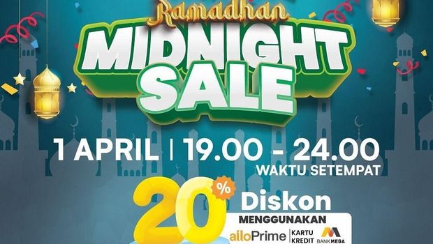 Ramadhan midnight sale di Transmart Buahbatu Bandung 1 April 2023.