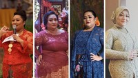 Berat badan yang turun drastis membuat Tike lebih mudah mencari ukuran baju untuk menghadiri berbagai acara. Sebelumnya, Tike sulit menemukan baju ready to wear. Kini, ia bisa mengenakan ukuran M. (Foto: Instagram @tikeprie)