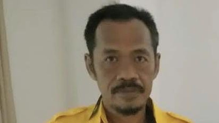 Wakil Ketua Bidang Pemenangan Pemilu DPD II Golkar Sidrap Rusman Katoe.