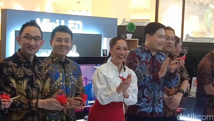 Bunga Citra Lestari saat ditemui di kawasan Jakarta Barat.