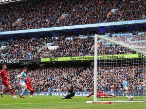 Man City Vs Liverpool 1-1 di Babak Pertama