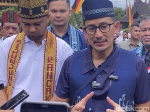 Tiba di Sijunjung Sumbar, Sandiaga Uno Didoakan Jadi Presiden