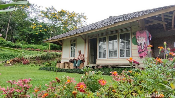 Pemandanan surga di sekitar rumah Abah Jajang di Cianjur.