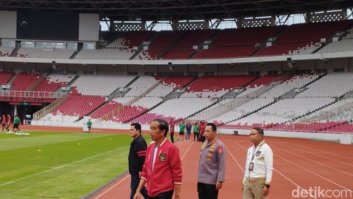 Presiden Jokowi di GBK Temui Timnas Indonesia U-20